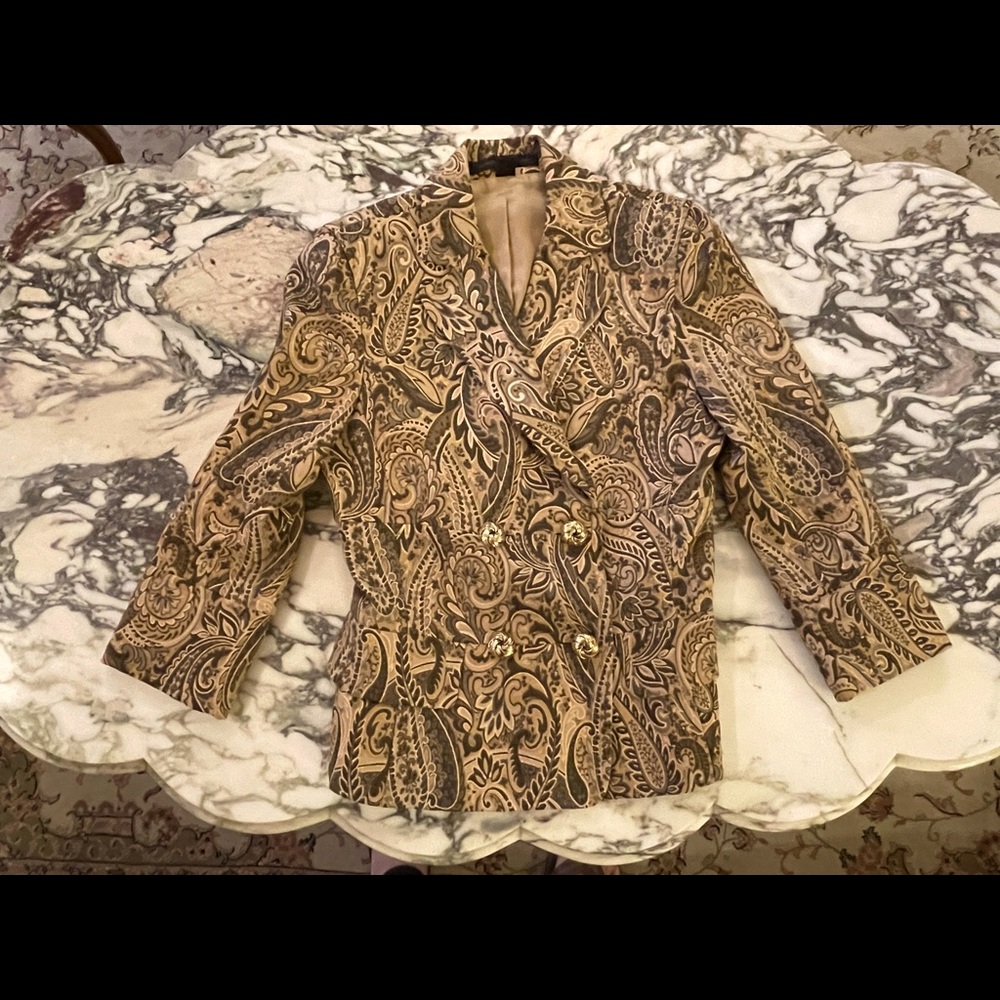 Express brocade blazer size 0